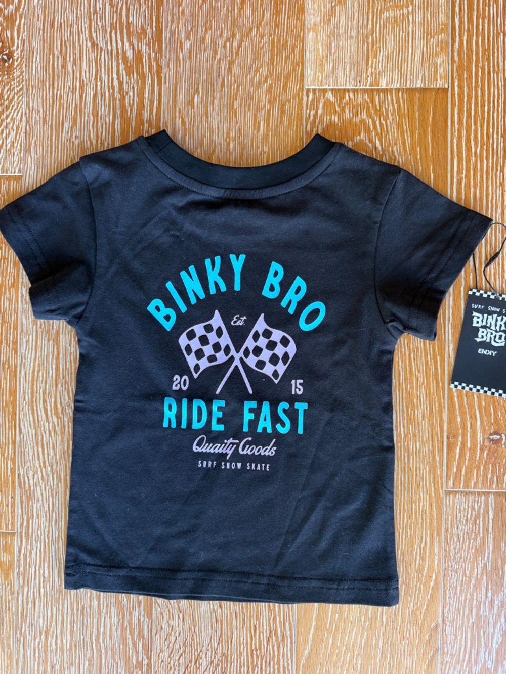 NWT Binky Bro boys infant Ride Fast' Graphic Tee